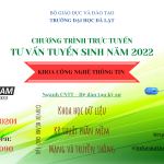Chương trình Tư vấn tuyển sinh trực tuyến tháng 04/2022