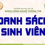 Danh sách học bổng Khuyến khích học tập học kỳ I, năm học 2021-2022 (dự kiến)